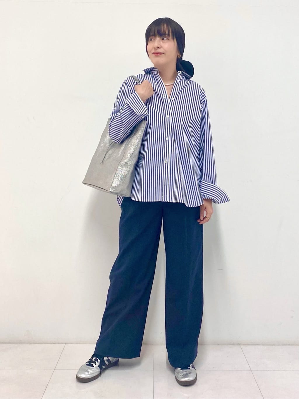 Sawaguchiさんの「DRESSTERIOR｜◆【通勤/着映え/ウォッシャブル】オーバーシルエット ロンストシャツ」を使ったコーディネート