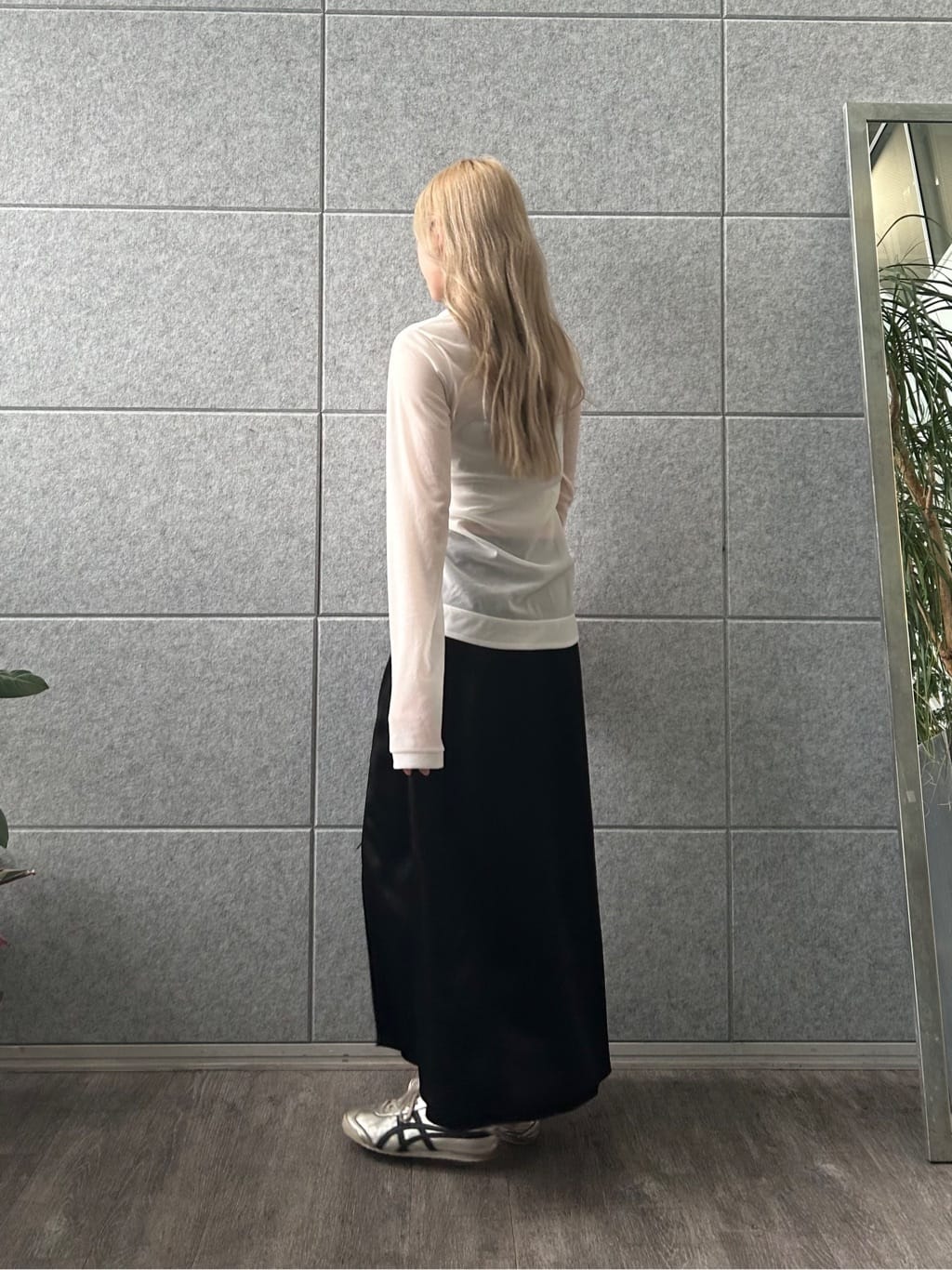 honoka Aさんの「CODE A｜sheer jersey cardigan」を使ったコーディネート