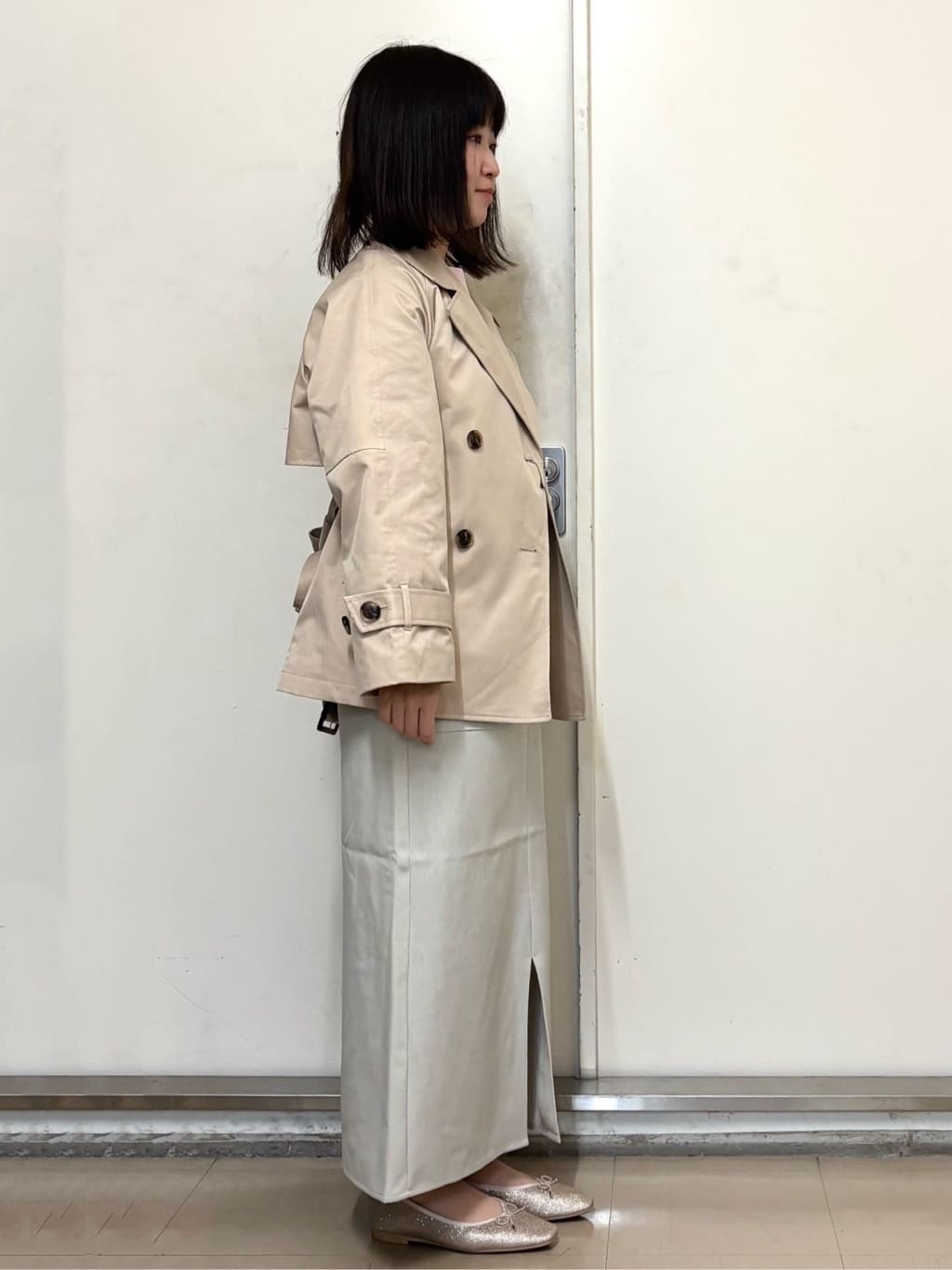 やまさんの「OPAQUE.CLIP｜【低反発】フラットバレエシューズ」を使ったコーディネート