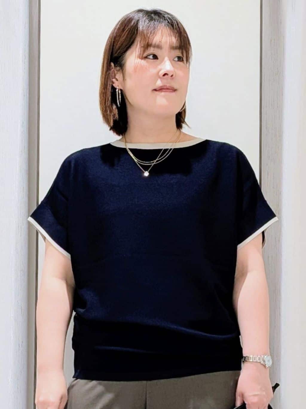 Onumaさんの「UNTITLED｜【新色追加/セットアップ可】エアリー ダブルブレストジャケット」を使ったコーディネート