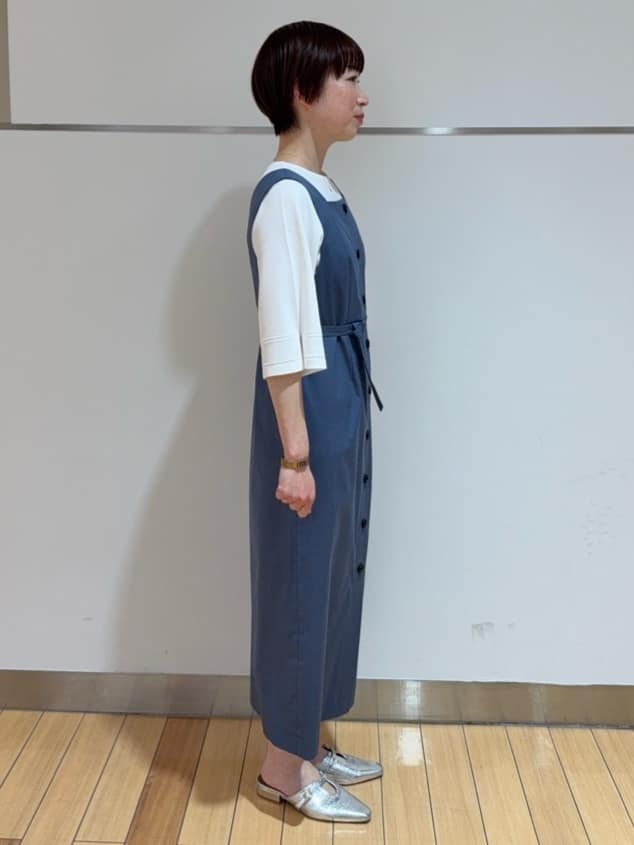 あやさんの「UNTITLED｜【洗える/清涼感】袖スリットニットプルオーバー」を使ったコーディネート