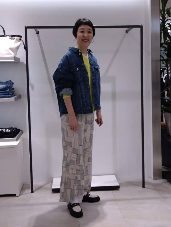 まちこさんの「UNTITLED｜【Healthy DENIM】別注Bran／デニムジャケット」を使ったコーディネート