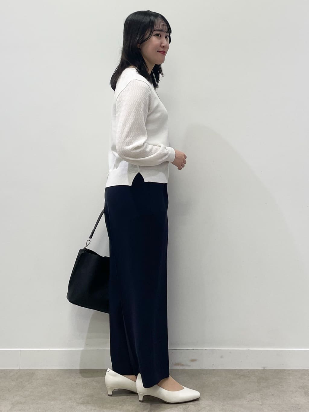 yukariさんの「Reflect｜【SS-4Lサイズ／通勤／セットアップ可】ノーカラージャケット」を使ったコーディネート