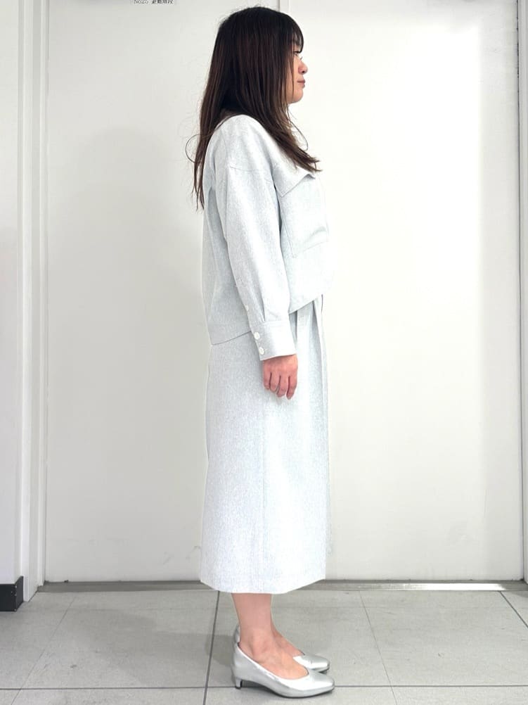 miさんの「Reflect｜リネンライクシャツブルゾン」を使ったコーディネート