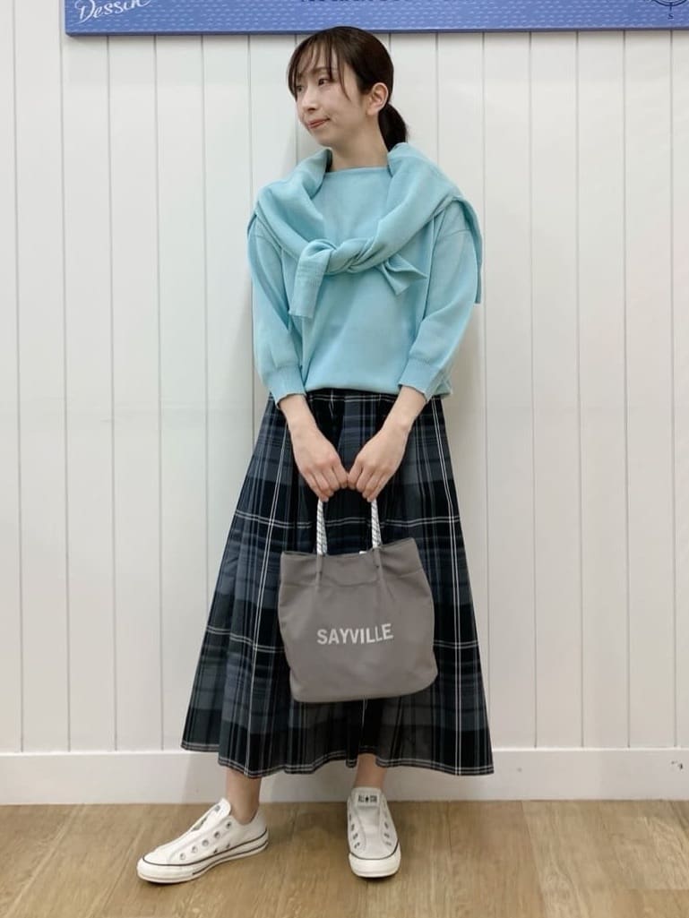 yoshiさんの「Dessin｜【洗える】シアーリラックスニット」を使ったコーディネート
