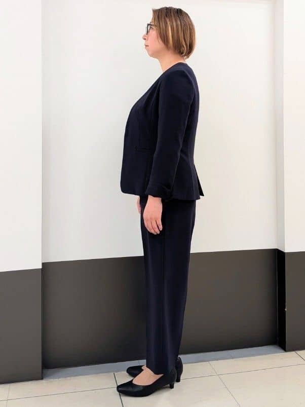じゅりさんの「Reflect｜【SS-4Lサイズ／通勤／セットアップ可】ノーカラージャケット」を使ったコーディネート