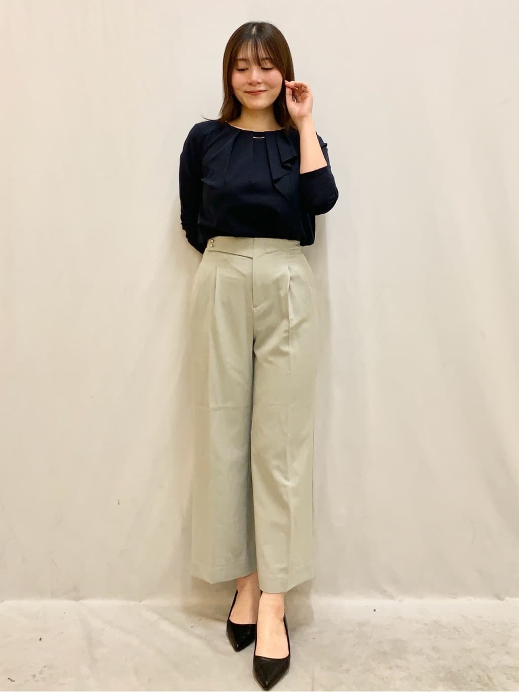 kasumiさんの「index｜ダブルブレストジャケット／セットアップ対応可【洗える／接触冷感／吸水速乾／防シワ／ストレッチ】」を使ったコーディネート