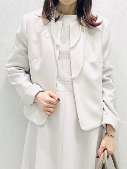 Miwaさんの「UNTITLED｜【追加6/日本製】2連フェイクパールネックレス」を使ったコーディネート