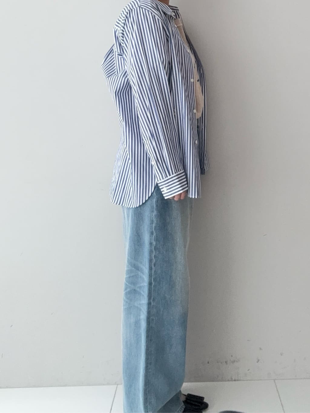 BUNさんの「DRESSTERIOR｜◆【通勤/着映え/ウォッシャブル】オーバーシルエット ロンストシャツ」を使ったコーディネート