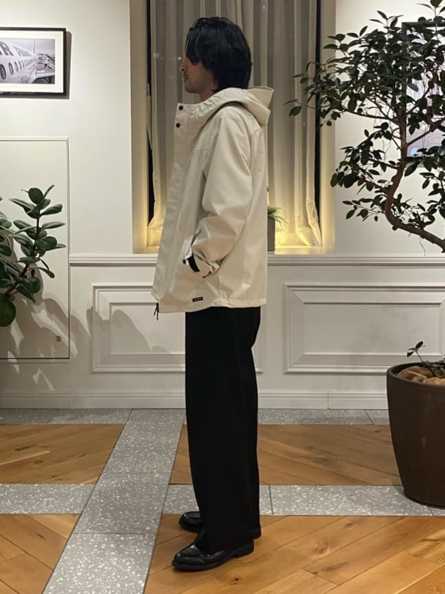 junyaさんの「DRESSTERIOR｜【防水/透湿素材/ウォッシャブル】ウォータープルーフ マウンテンパーカー」を使ったコーディネート