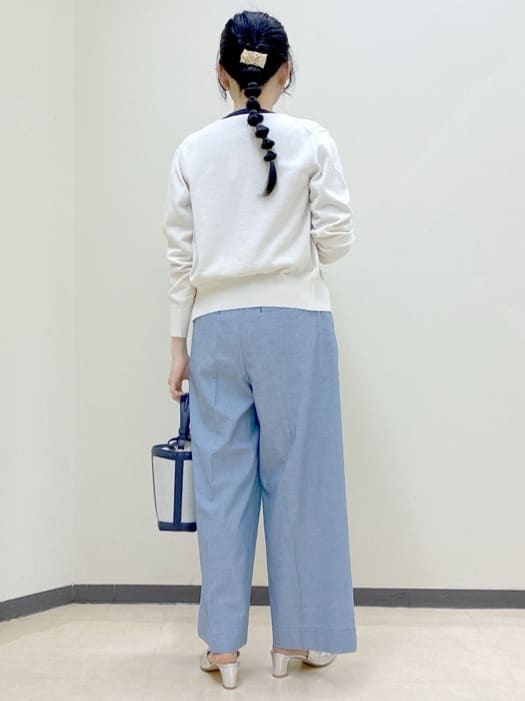  beni_gingerさんの「Reflect｜【アンサンブル可】バイカラーカーディガン」を使ったコーディネート
