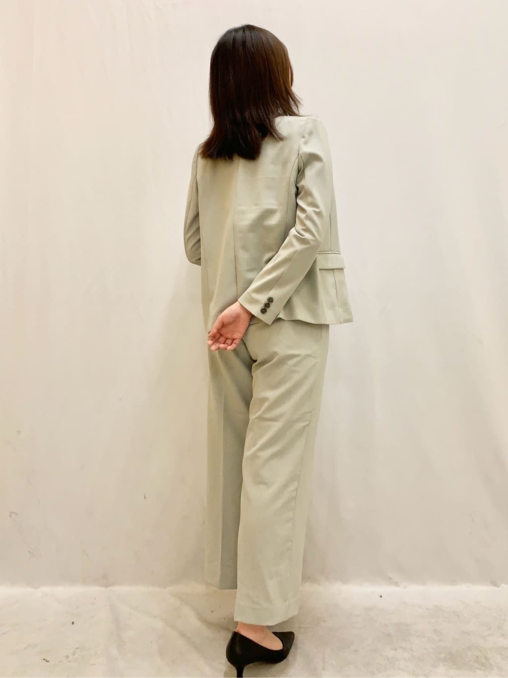 kasumiさんの「index｜ダブルブレストジャケット／セットアップ対応可【洗える／接触冷感／吸水速乾／防シワ／ストレッチ】」を使ったコーディネート