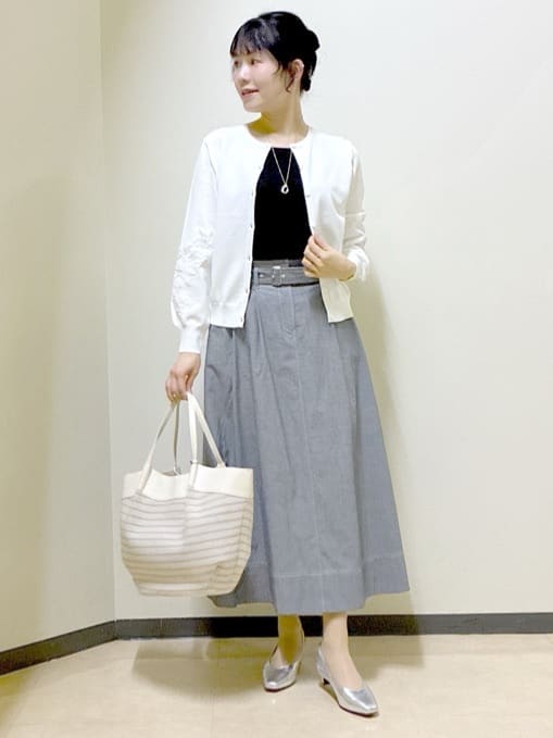  beni_gingerさんの「Reflect｜レースデザインスリーブカーディガン」を使ったコーディネート