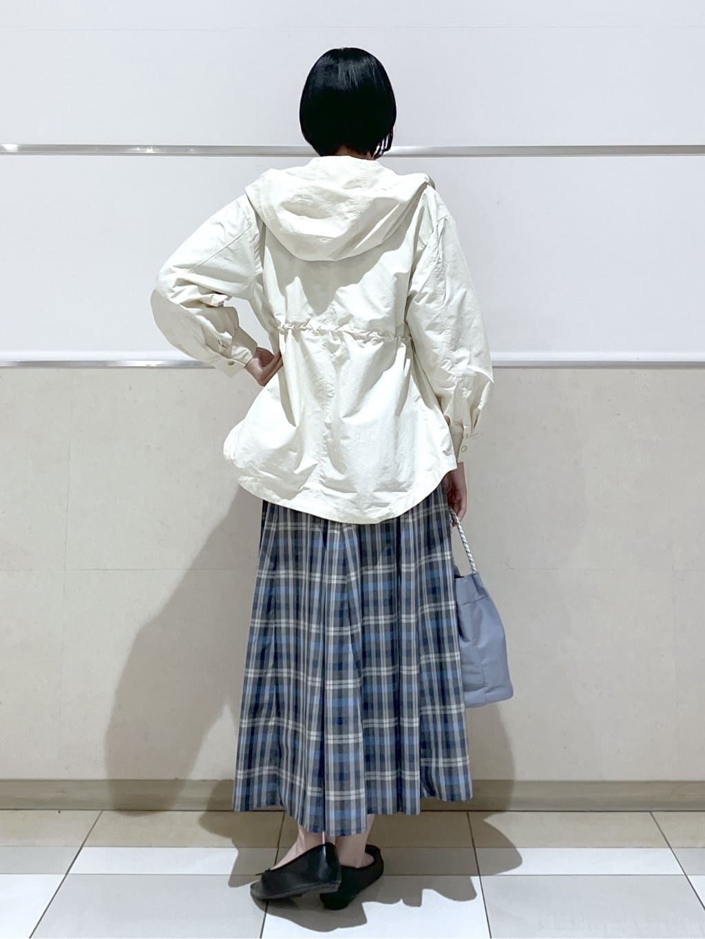 eriko さんの「Dessin｜【撥水・洗える】フーデッドライトブルゾン」を使ったコーディネート