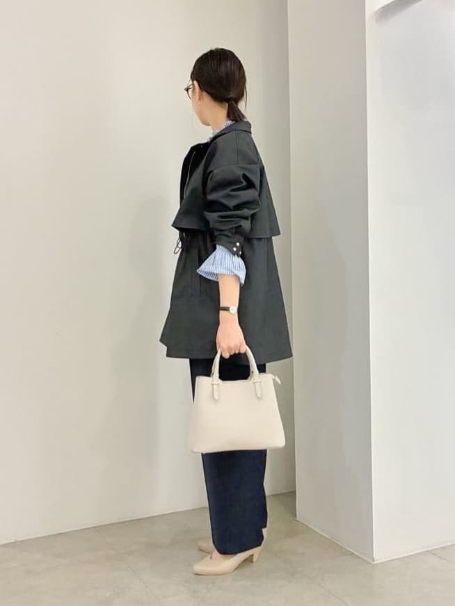 kanakoさんの「grove｜フリルカラーリボンブラウス」を使ったコーディネート