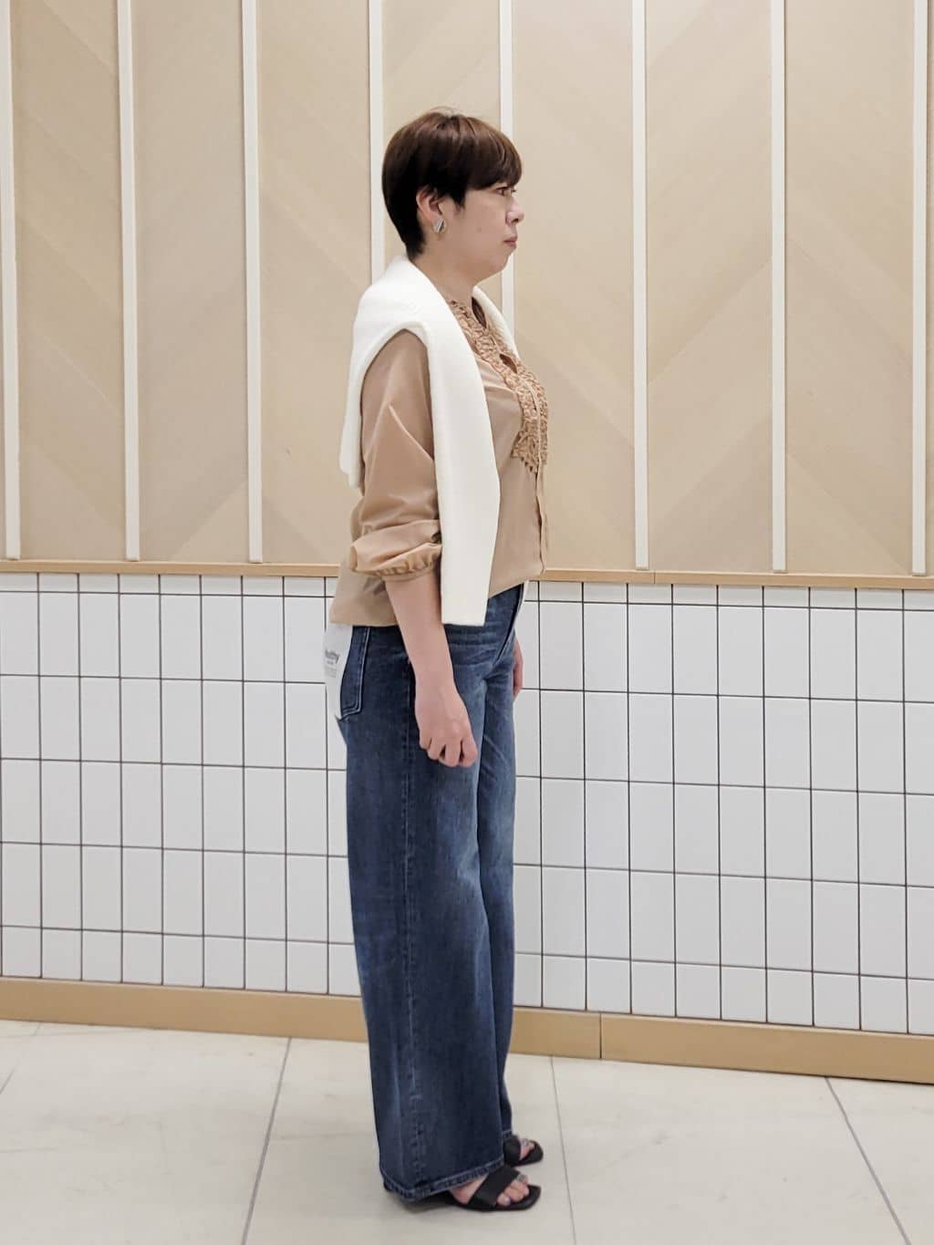 tomoさんの「COUP DE CHANCE｜【デニムパンツ】Healthy Denim／ Pink Pepper Midrise（ピンクペッパー」を使ったコーディネート