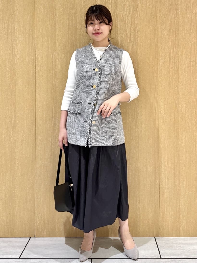 nanaさんの「UNTITLED｜【洗える/七分袖】ボートネックコットンプルオーバー」を使ったコーディネート