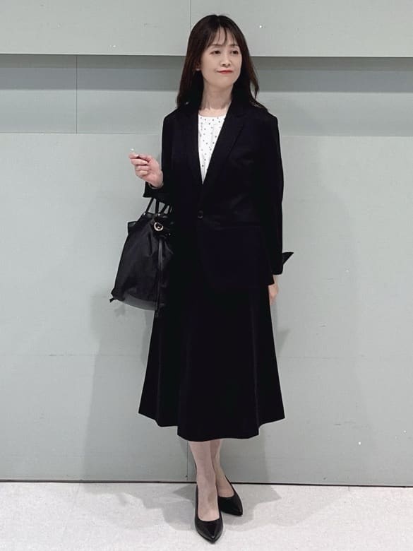 makiさんの「UNTITLED｜【UV/接触冷感/スーツ】ジャージマーメイドスカート」を使ったコーディネート