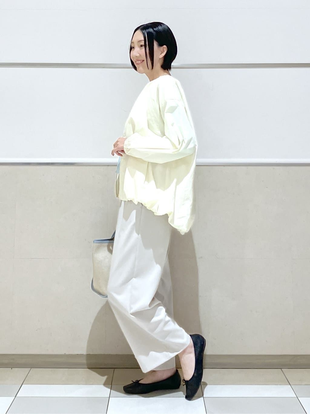 eriko さんの「Dessin｜【洗える】コットンナイロンバルーンヘムブルゾン」を使ったコーディネート