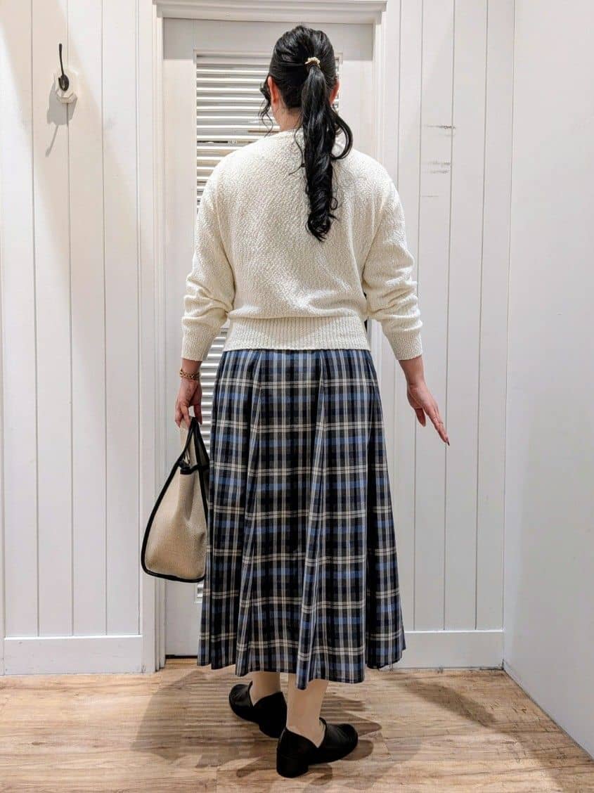 ayakaさんの「Dessin｜【洗える】ローゲージコットンニット」を使ったコーディネート
