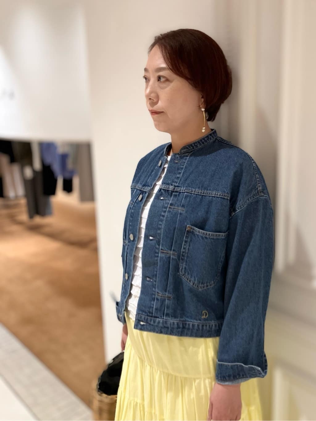 TAJIさんの「DRESSTERIOR｜【ウォッシャブル】ヴィンテージバンドカラーGジャン」を使ったコーディネート