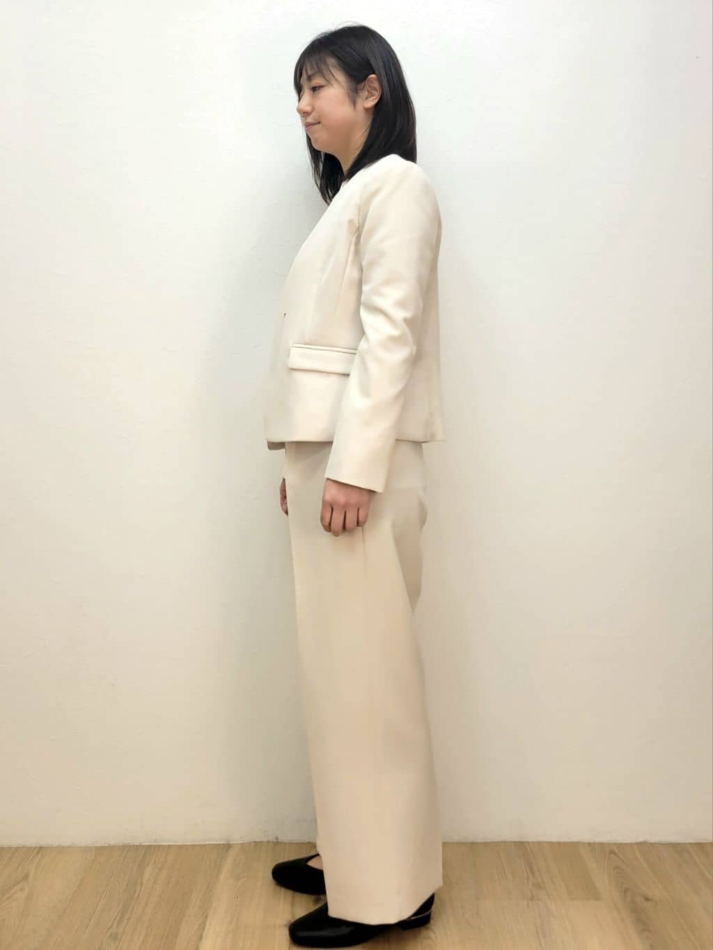 LISAさんの「OPAQUE.CLIP｜フォルムスリーブミドルコート【洗濯機OK】」を使ったコーディネート