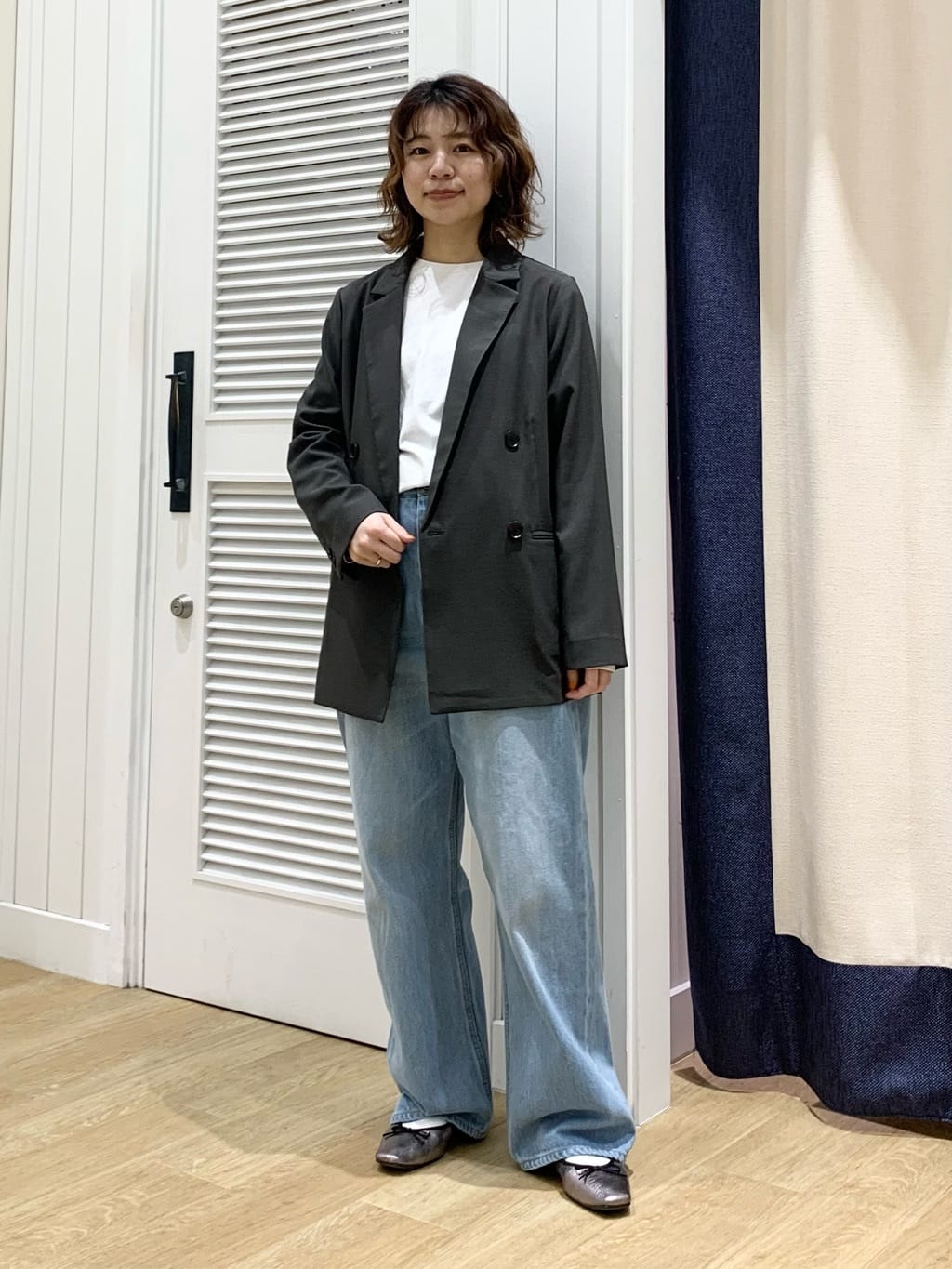 IMARIさんの「Dessin｜【セットアップ可/洗える】ダブルストレッチジャケット」を使ったコーディネート