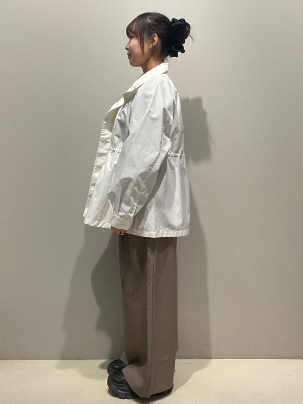 mikiさんの「OPAQUE.CLIP｜撥水スタンドZIPブルゾン【洗濯機OK／UVケア／花粉対応】」を使ったコーディネート