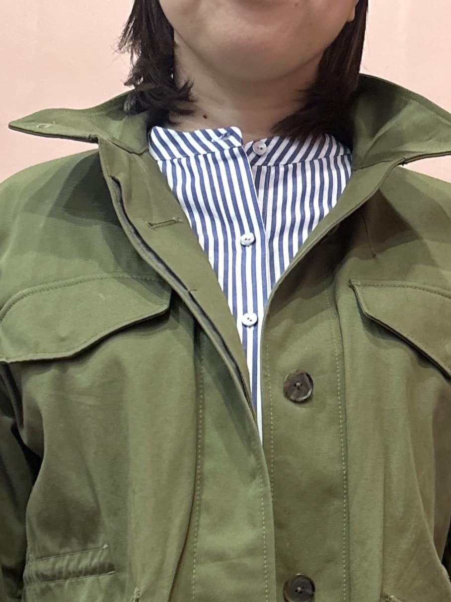 komatsuさんの「DRESSTERIOR｜【ウォッシャブル】コンパクトコットンミリタリーブルゾン」を使ったコーディネート
