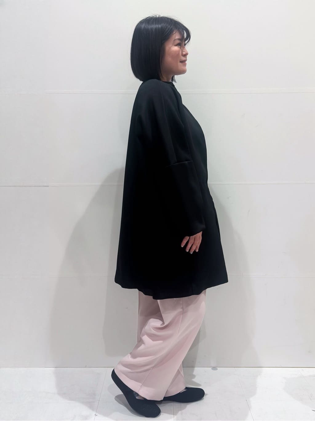 Minさんの「OPAQUE.CLIP｜フォルムスリーブミドルコート【洗濯機OK】」を使ったコーディネート