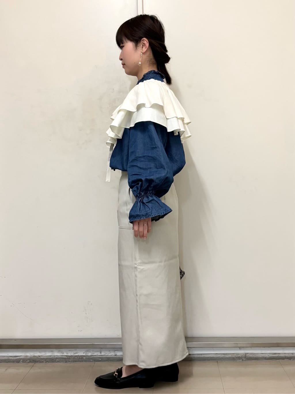 やまさんの「OPAQUE.CLIP｜【2WAY】ツイードコンビミニショルダー」を使ったコーディネート