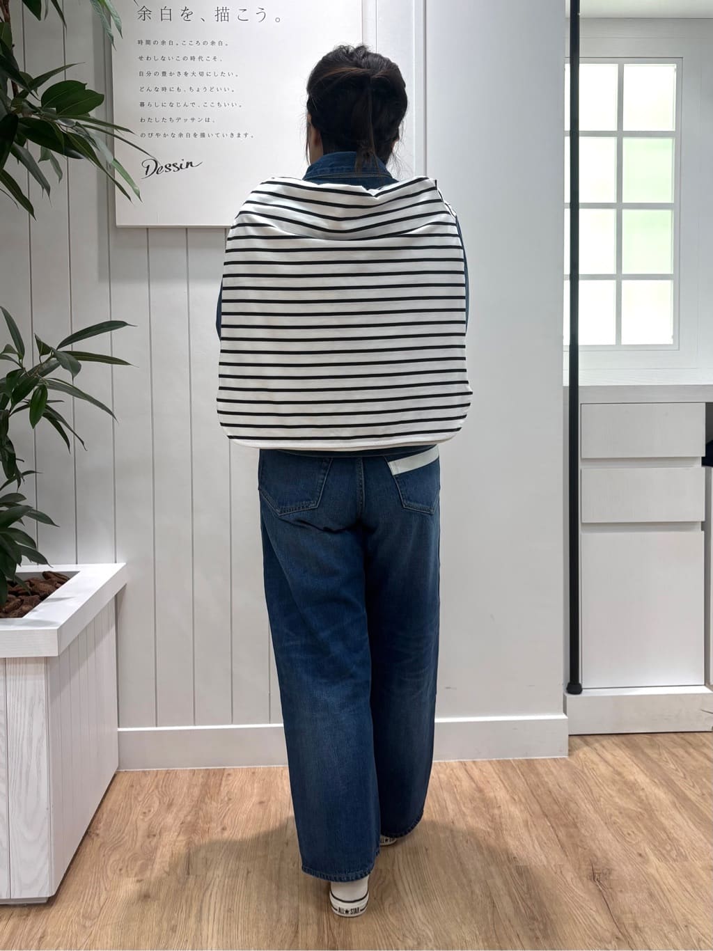 tomokoさんの「Dessin｜【ユニセックス/2WAY】リバーシブルデニムジャケット」を使ったコーディネート