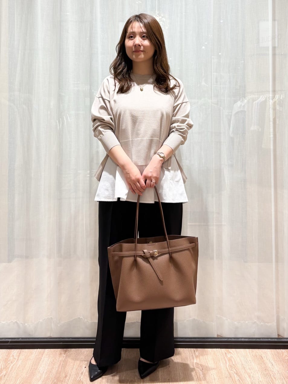 かなさんの「OPAQUE.CLIP｜ベーシックパンプス」を使ったコーディネート