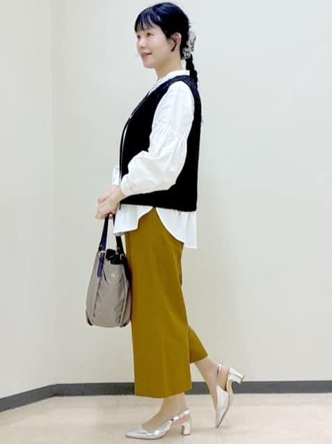  beni_gingerさんの「Reflect｜【軽い羽織に◎】フロントファスナー開きベスト」を使ったコーディネート