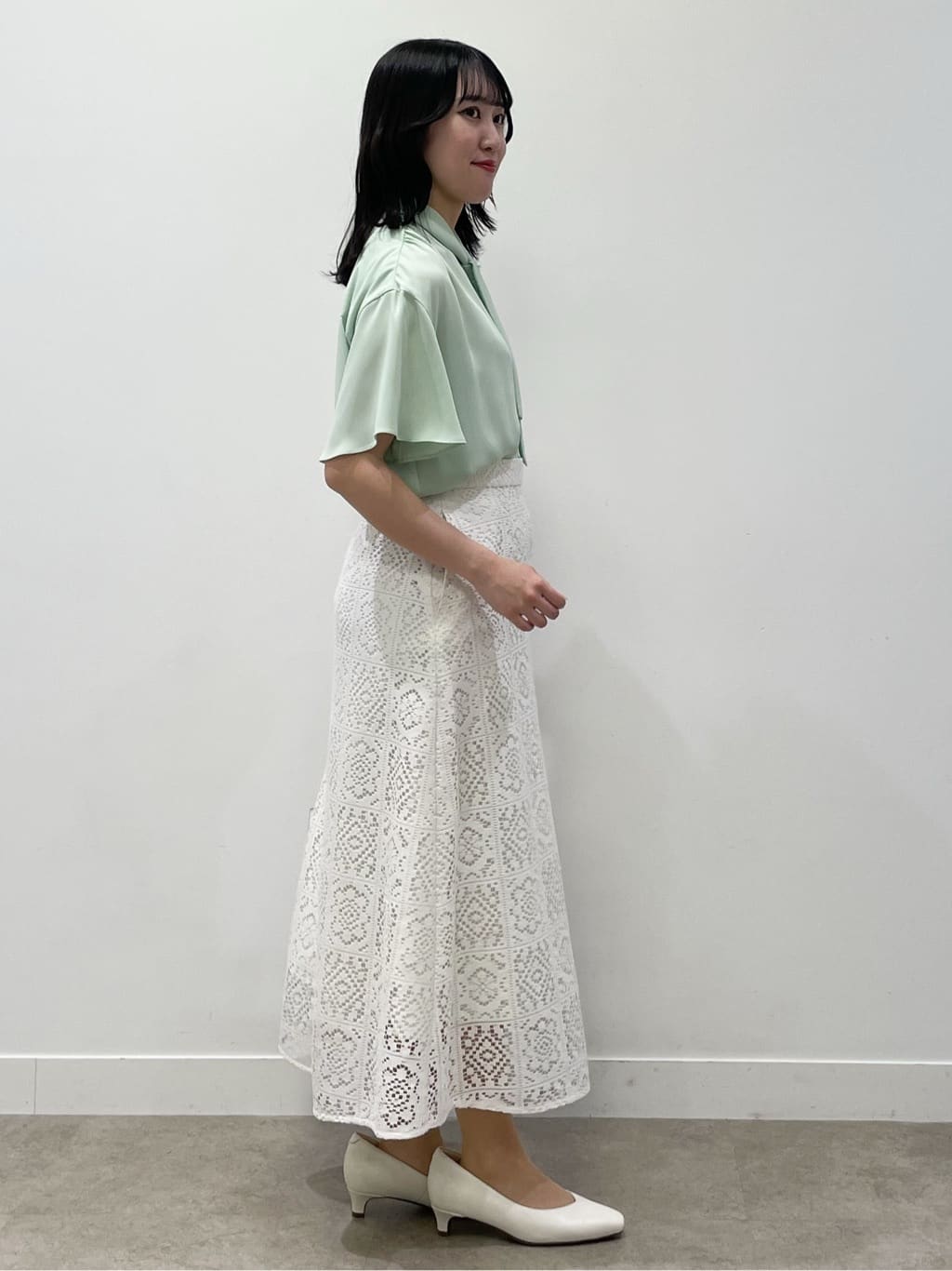 yukariさんの「Reflect｜【マシンウォッシュ可】フレアスリーブボウタイブラウス」を使ったコーディネート