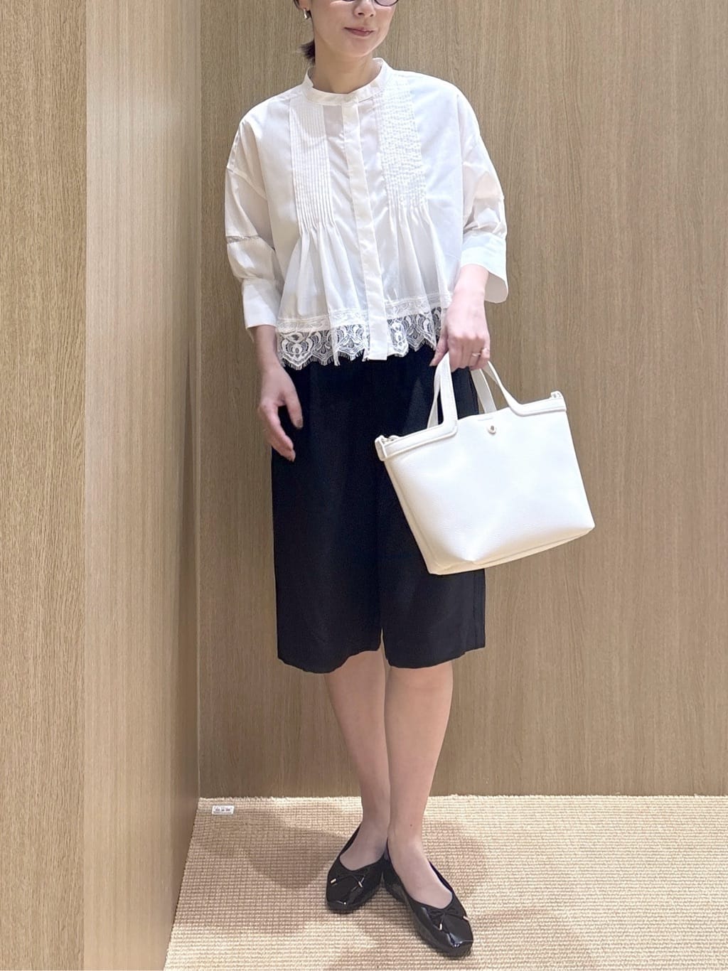 たけねぇさんの「OPAQUE.CLIP｜ストレッチハーフパンツ【洗濯機OK】」を使ったコーディネート