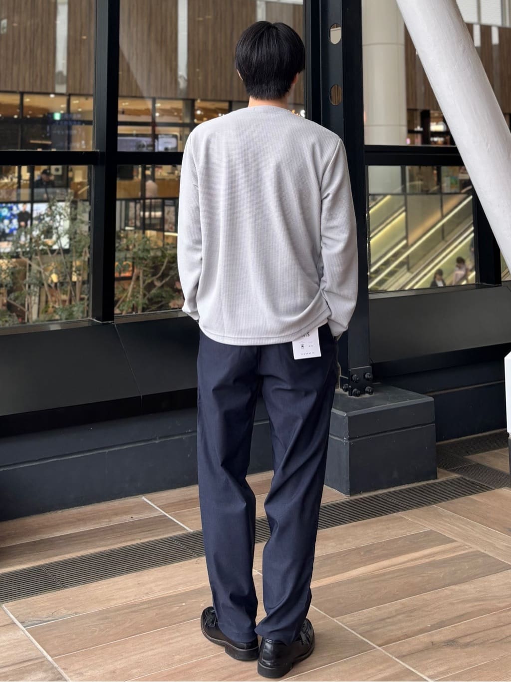 うらしーさんの「THE SHOP TK｜【2点セット】カーディガン＋半袖Tシャツ 洗濯機OK」を使ったコーディネート
