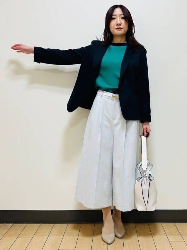 miiiさんの「Reflect｜【SS-4Lサイズ／UVカット／接触冷感】匠ジャケット／ベーシックテーラード」を使ったコーディネート