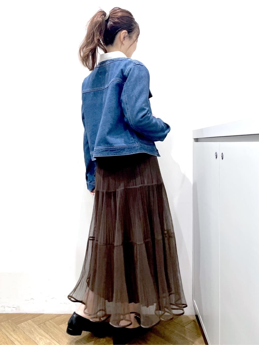 Junさんの「index｜ミニマルノーカラーデニムジャケット【洗濯機OK】」を使ったコーディネート