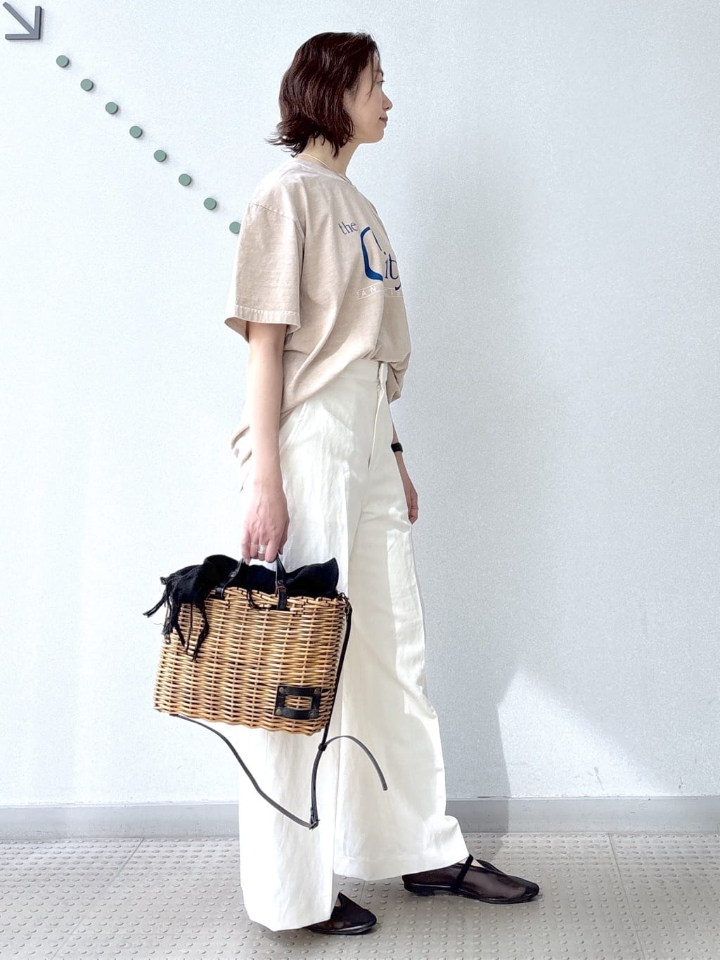 saitoさんの「DRESSTERIOR｜J．J．Mercer （ジェイジェイマーサー）【別注】プリントTシャツ」を使ったコーディネート
