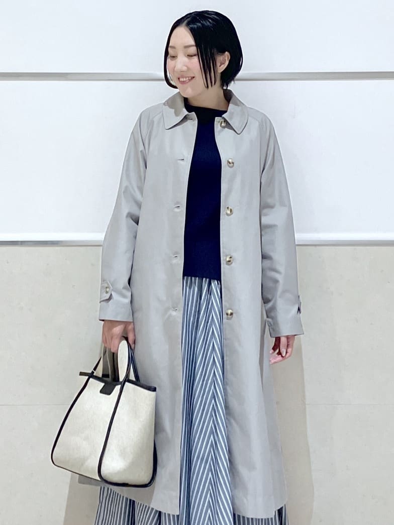 eriko さんの「Dessin｜シャンブレースプリングコート」を使ったコーディネート