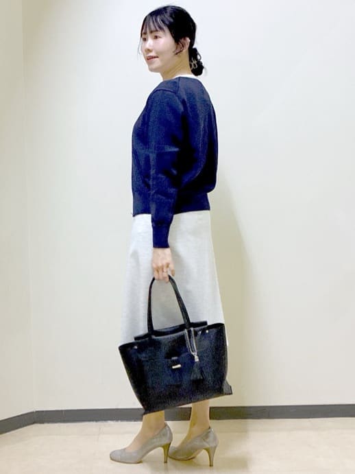  beni_gingerさんの「Reflect｜【アンサンブル可】バイカラーカーディガン」を使ったコーディネート