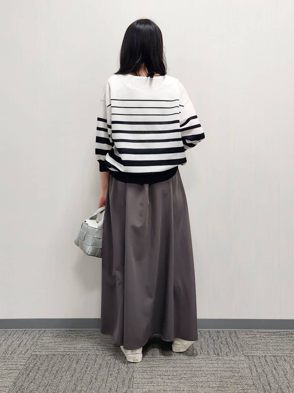 naraさんの「Dessin｜【洗える】シアーリラックスニット」を使ったコーディネート