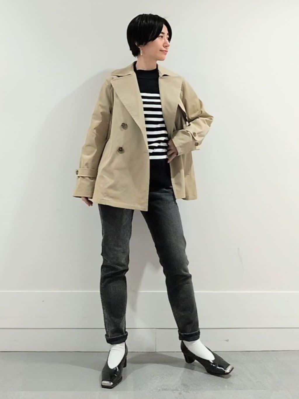 ミズタさんの「UNTITLED｜【洗える】ミラノリブニット」を使ったコーディネート