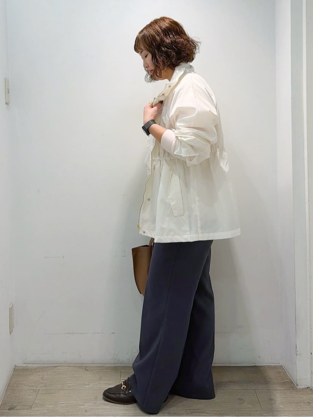 sumicaさんの「OPAQUE.CLIP｜リラクシーボリュームスリーブトップス【洗濯機OK】」を使ったコーディネート