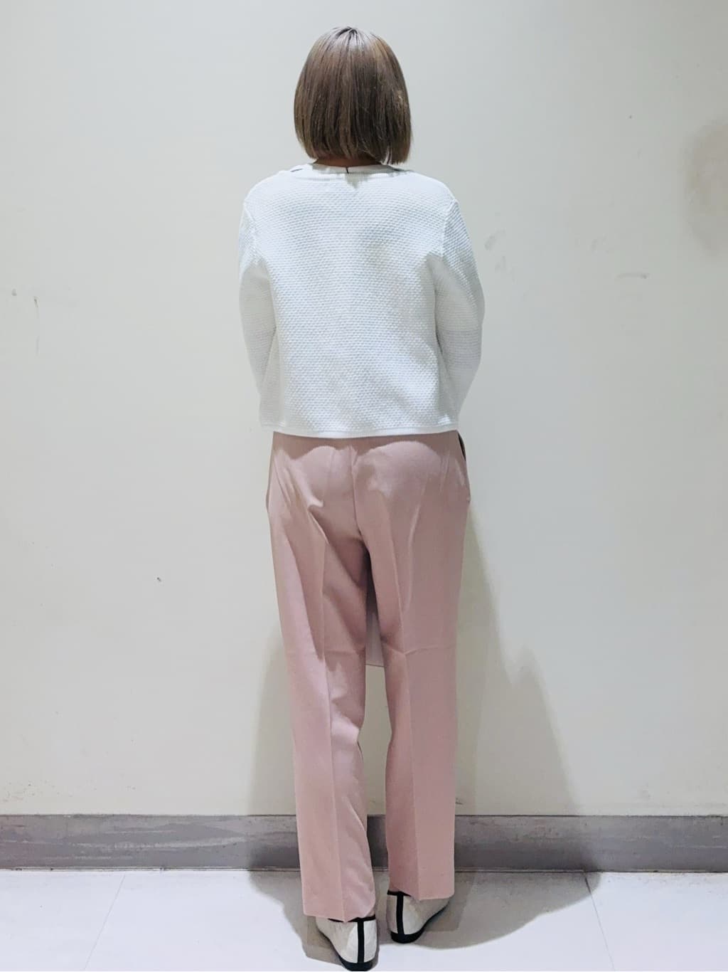 みきちぃさんの「index｜ストレッチテーパードパンツ／セットアップ可【洗濯機OK／接触冷感／吸水速乾／防シワ】《SS～LL》」を使ったコーディネート