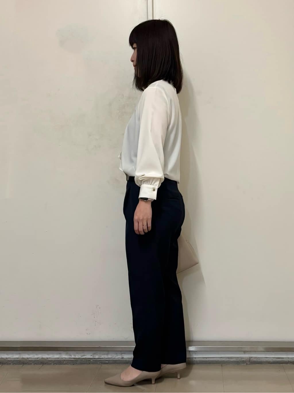 やまさんの「OPAQUE.CLIP｜ベーシックパンプス」を使ったコーディネート
