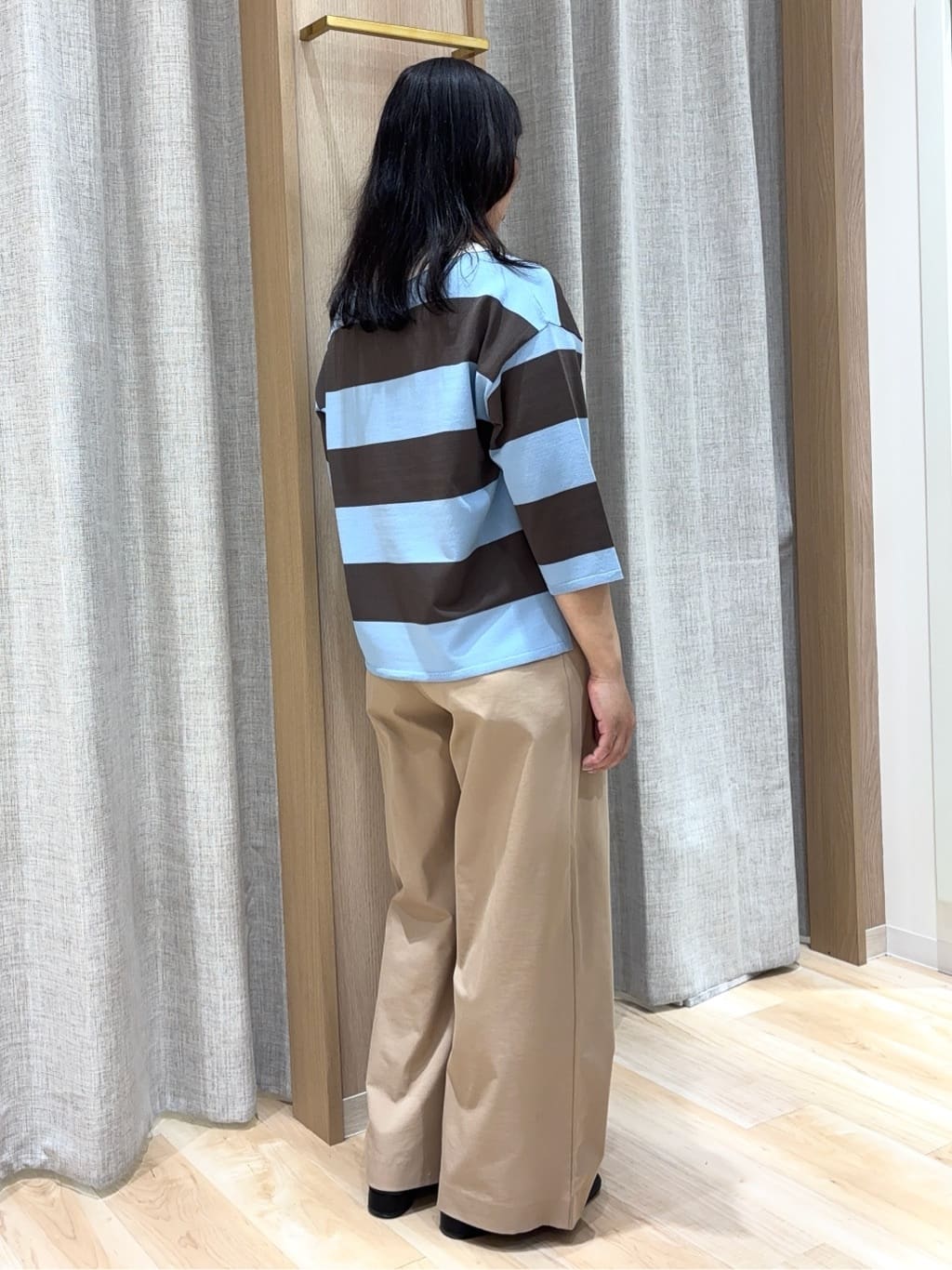 miraiさんの「grove｜【UVカット】ラガークロップドプルオーバー」を使ったコーディネート
