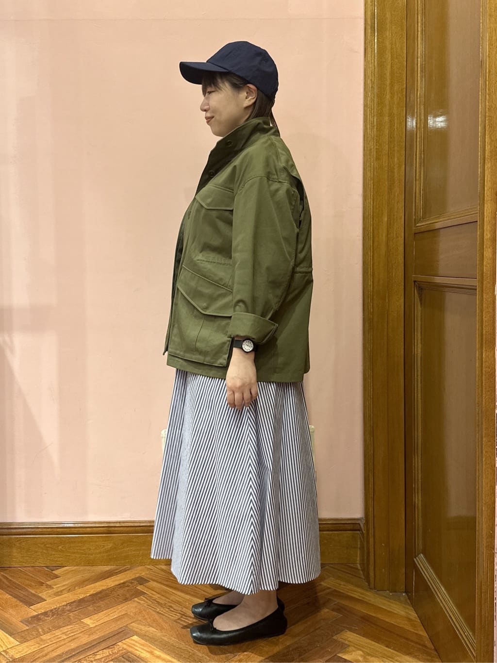 komatsuさんの「DRESSTERIOR｜【ウォッシャブル】コンパクトコットンミリタリーブルゾン」を使ったコーディネート