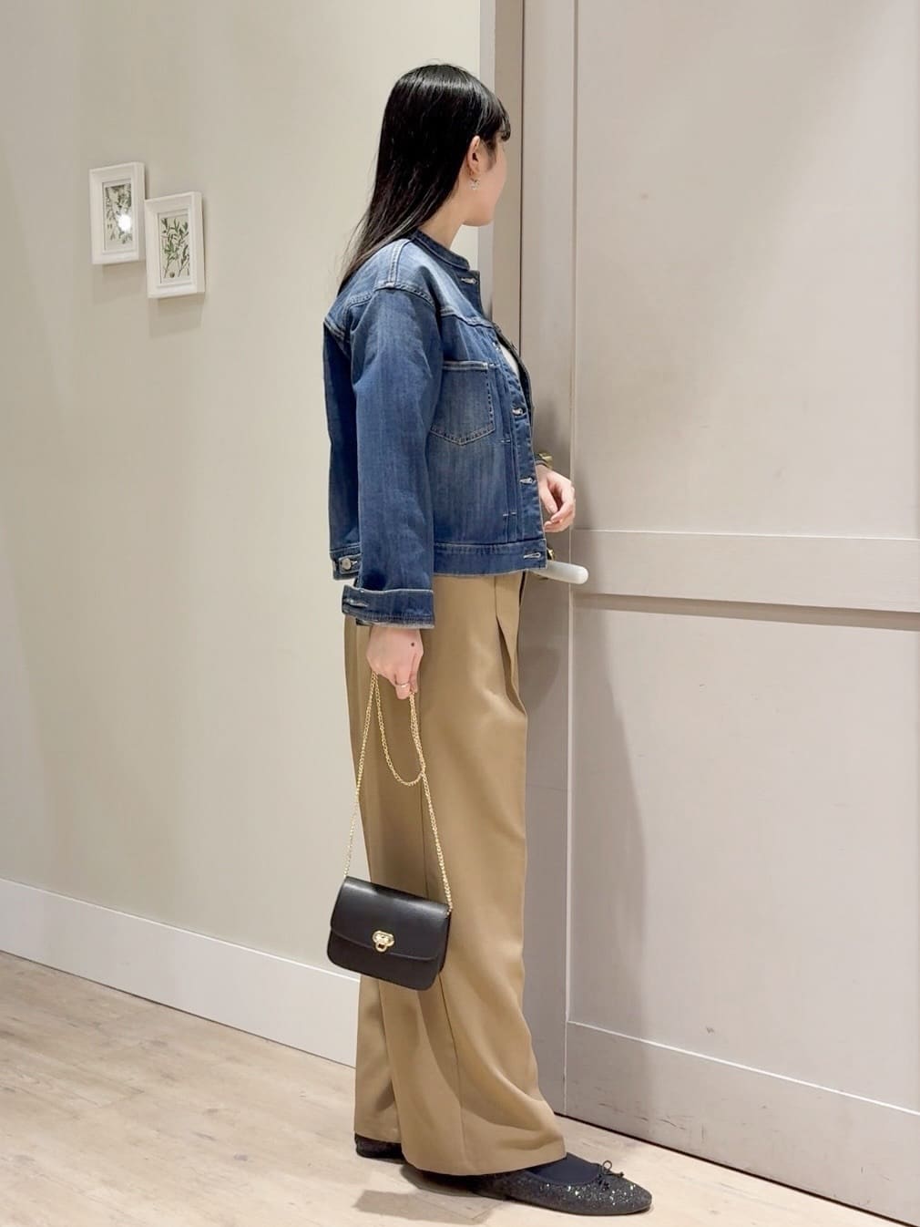 Mayuさんの「grove｜着心地軽やか、動きやすいストレッチデニムジャケット」を使ったコーディネート